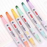 هایلایتر نوک شیشه ای 2 سر فسفری