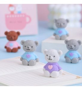 پاکن خرسی سر مدادی در 3 رنگ - Image 2