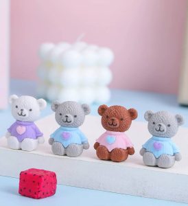 پاکن خرسی سر مدادی در 3 رنگ