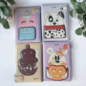 دفترچه جلد برجسته چرم A5