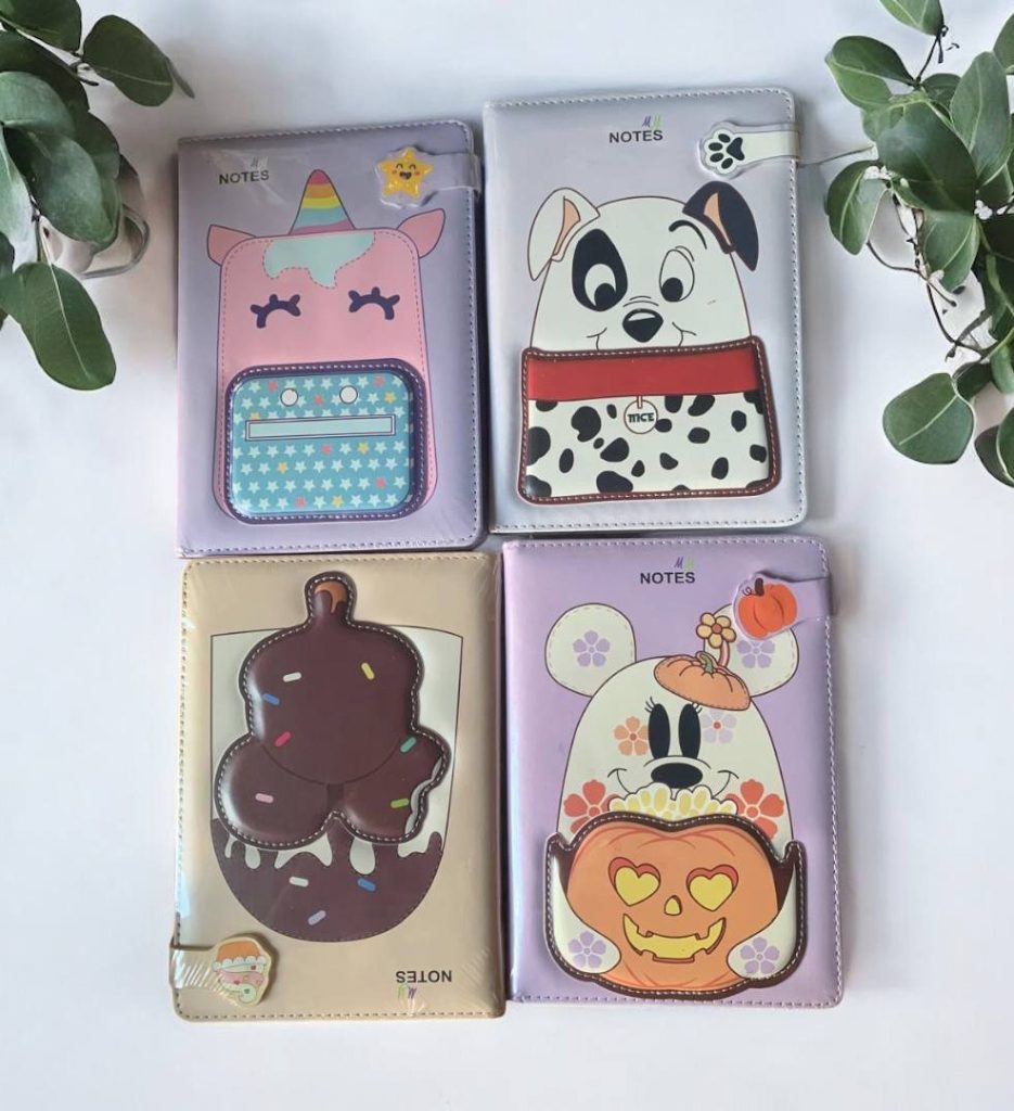 دفترچه جلد برجسته چرم A5