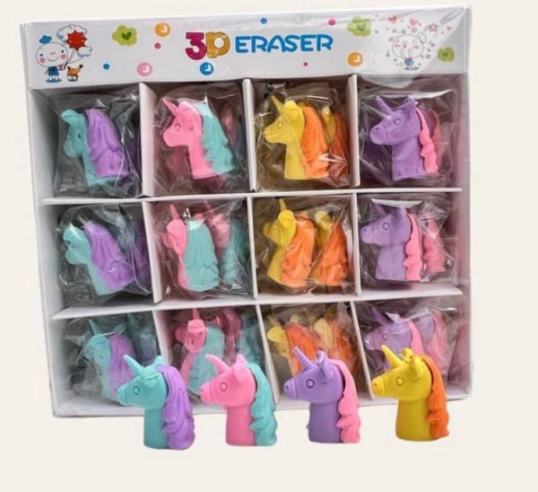 پاکن فانتزی یونیکورن سر مدادی در 3 رنگ