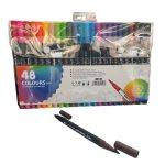 روان نویس نوک نمدی 48 رنگ