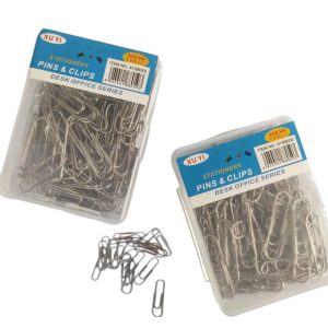 گیره کاغذ استیل جعبه طلق کد 8