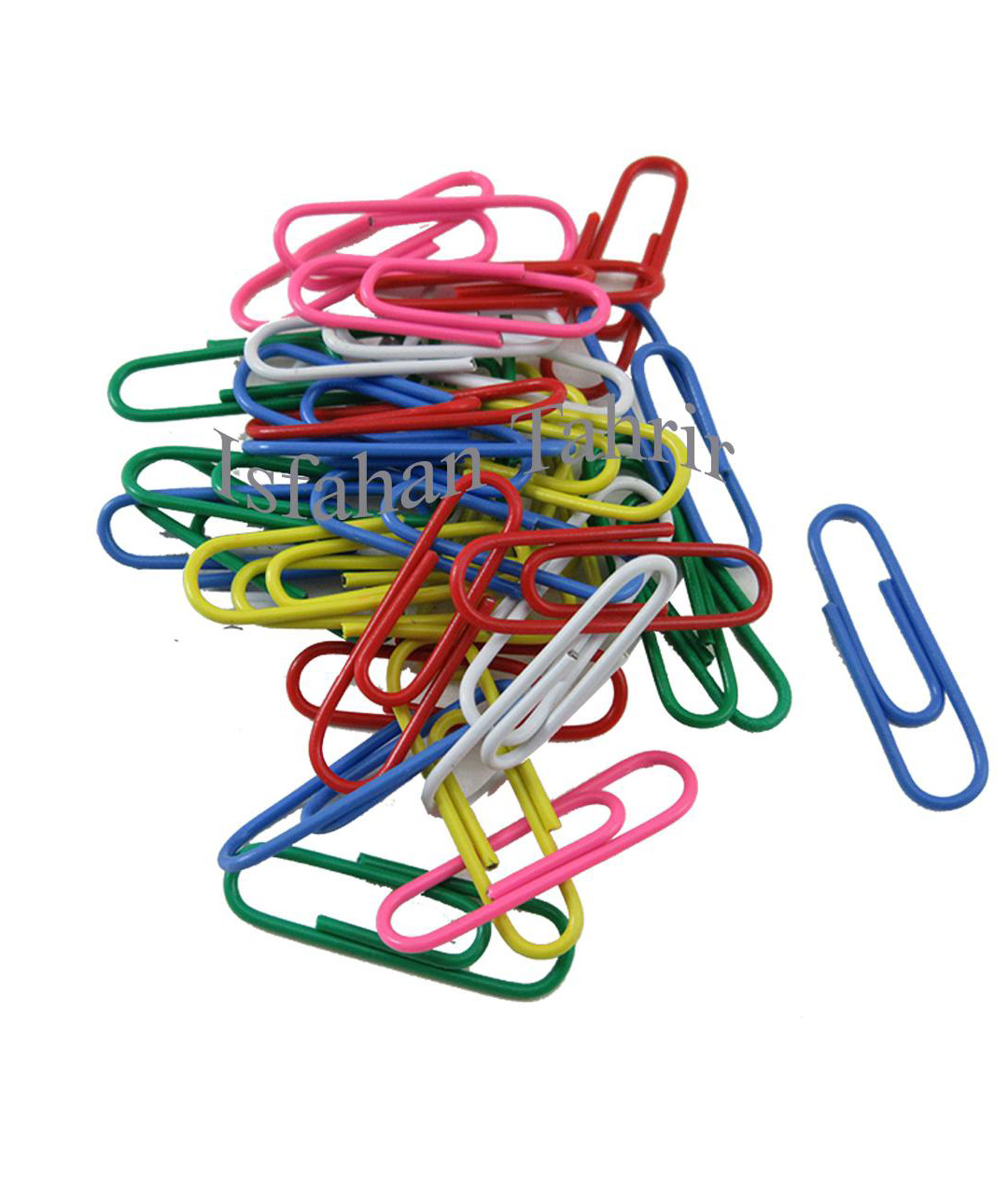 گیره کاغذ رنگی جعبه طلق کد 7