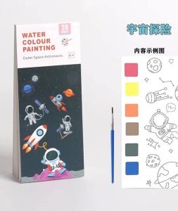 دفترچه آبرنگی 12 رنگ