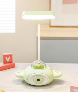 چراغ مطالعه سفینه فضایی تراش دار در 3 رنگ