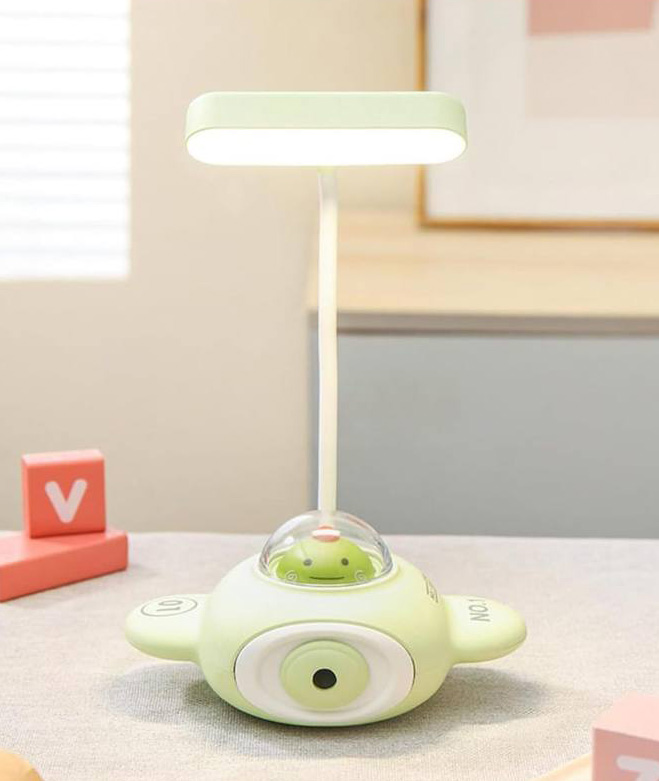 چراغ مطالعه سفینه فضایی تراش دار در 3 رنگ