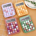 ماشین حساب دکمه رنگی 817