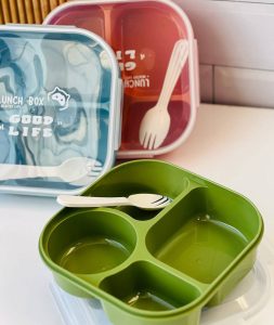 ظرف غذا 4 قسمته پلاستیکی