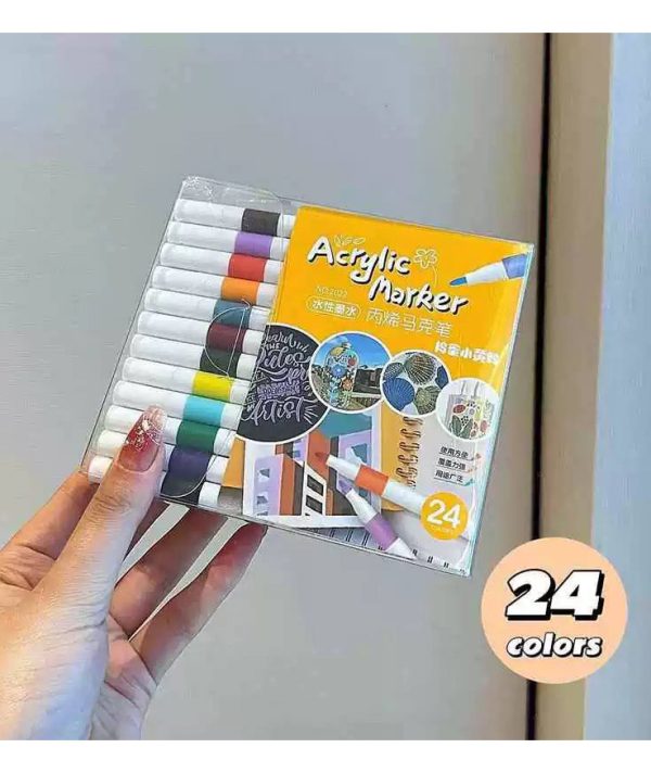 ماژیک آکرولیک 24 رنگ