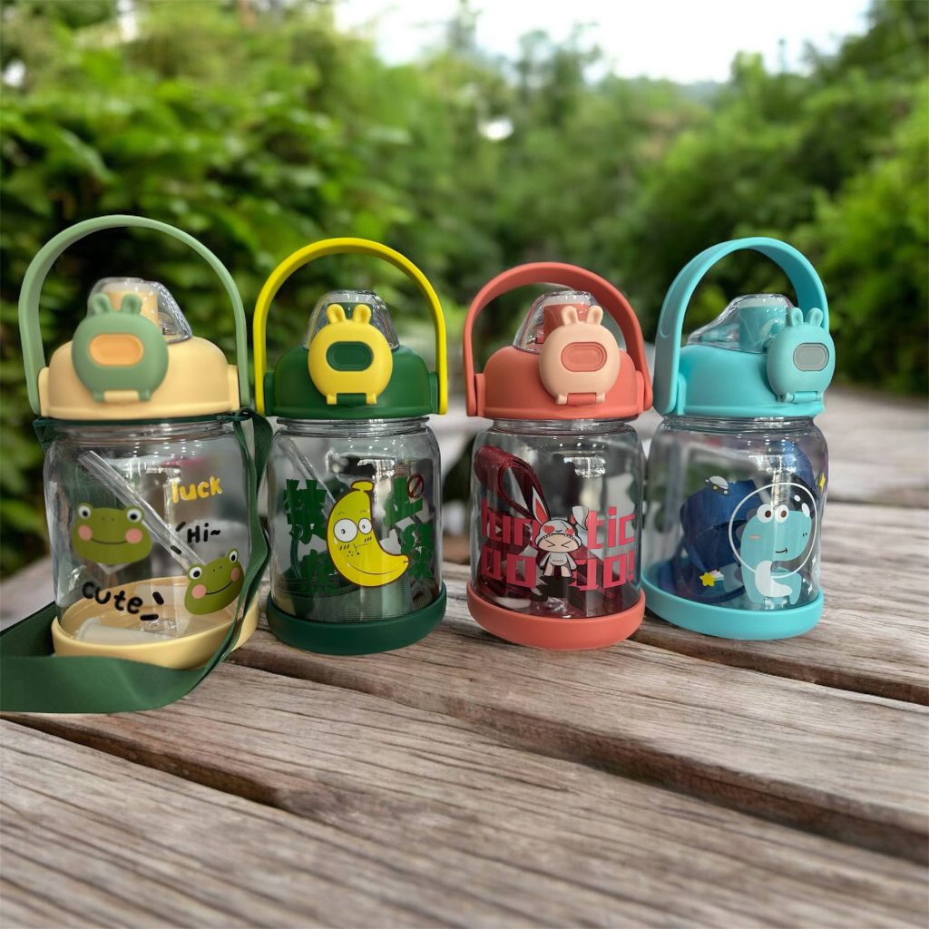 قمقمه نی دار تپل در 4 رنگ