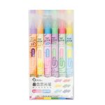 هایلایتر قلمی 2رنگ 6عددی - Image 3