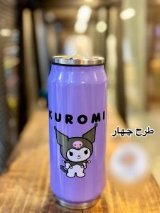 قمقمه نی دار استیل در 2 رنگ - Image 6