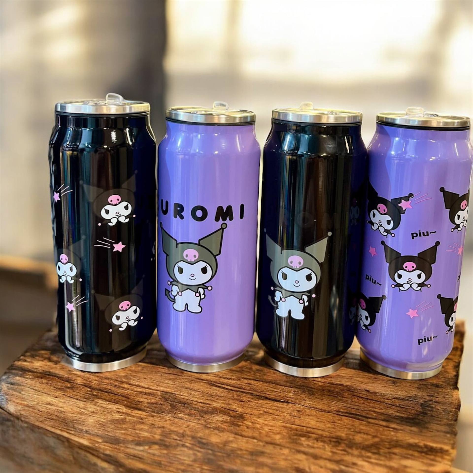 قمقمه نی دار استیل در 2 رنگ