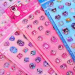 استیکر دکمه ای کریستالی کد 7